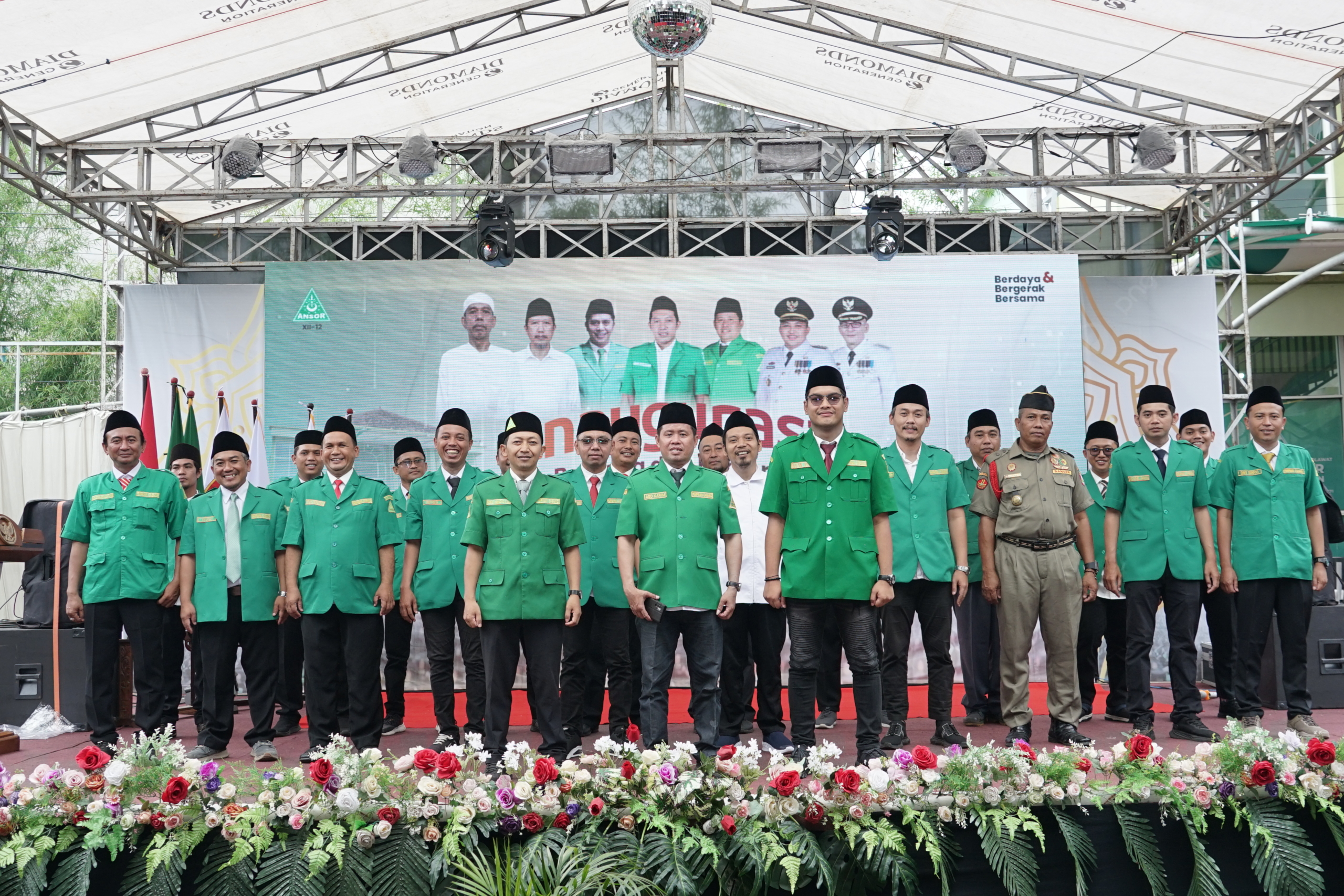 Pelantikan Ansor, Diwarnai  MoU Kuliah Gratis Dengan Perguruan Tinggi di Pasuruan 