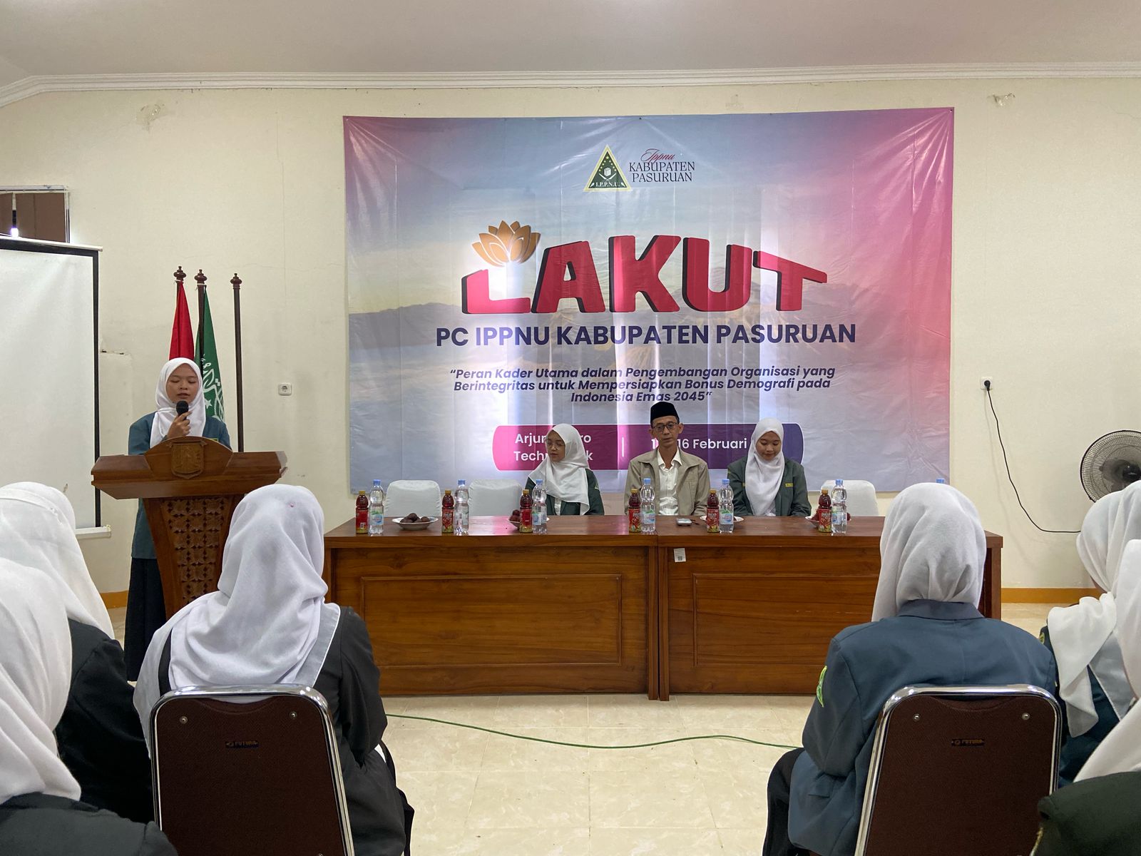 Cetak Kader Pemimpin, IPPNU Kabupaten Pasuruan Gelar Lakut