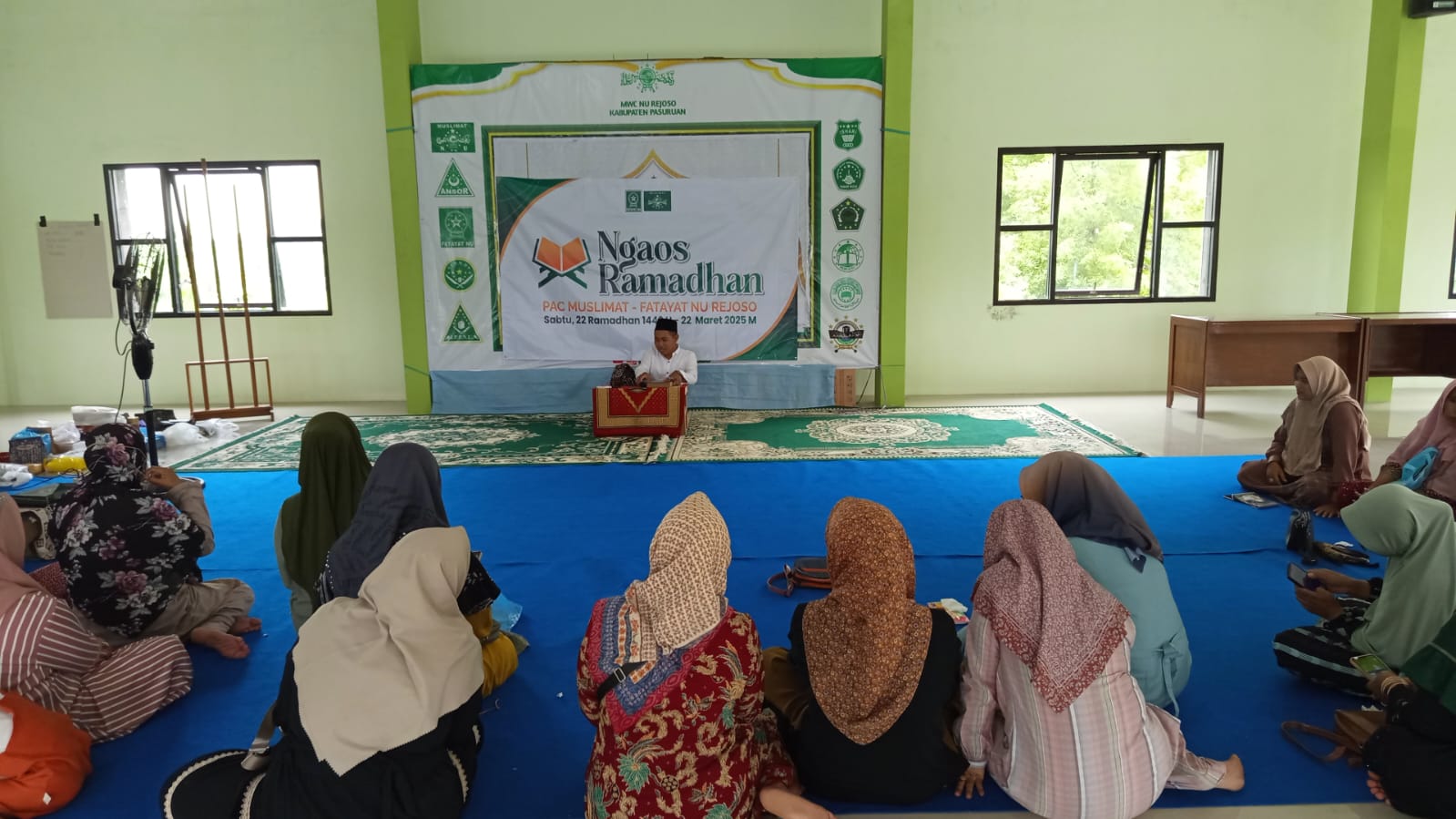 Muslimat dan Fatayat NU Rejoso Adakan Pengajian Kitab Kifayatul Akhyar Selama Ramadhan