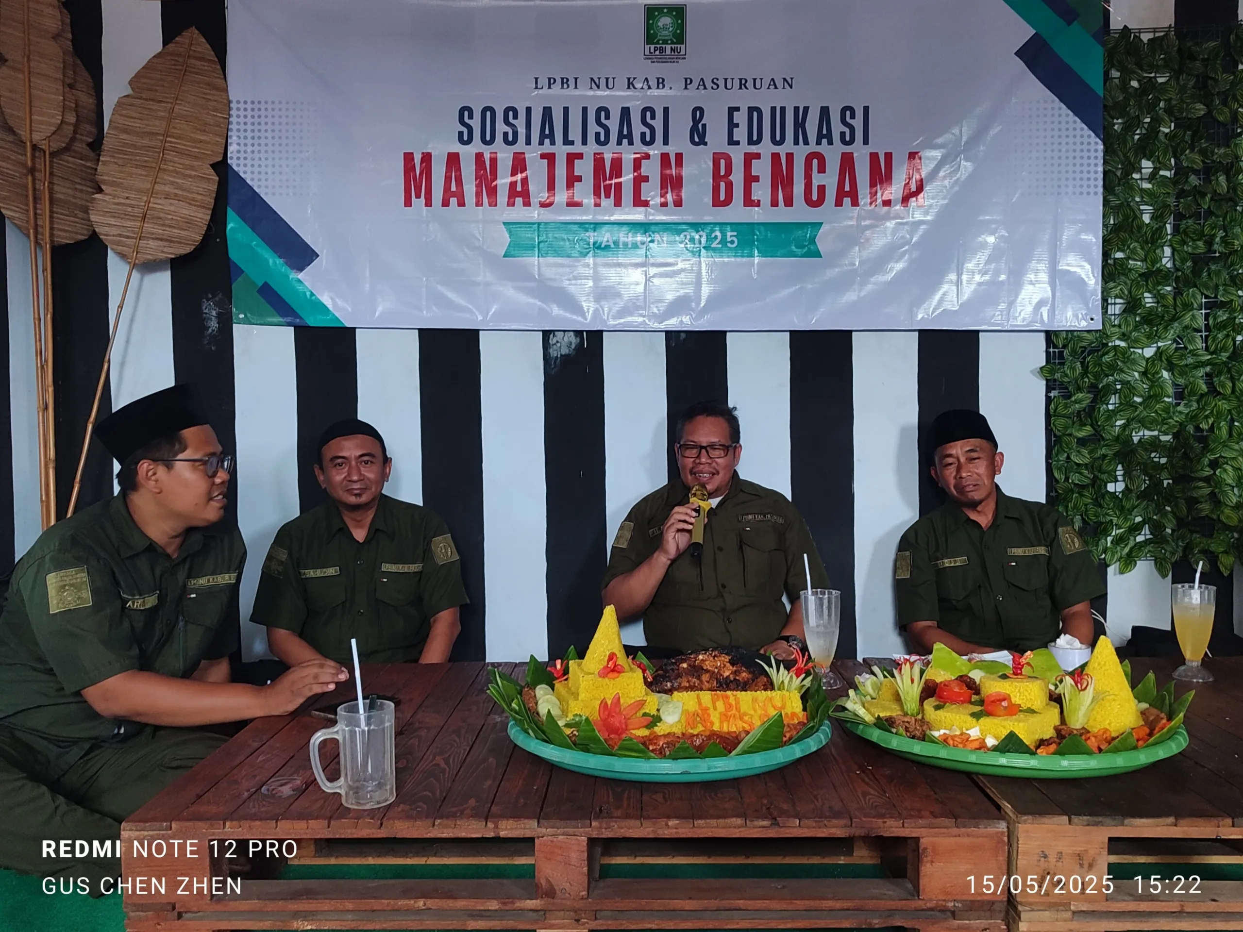 LPBINU Pasuruan Edukasi Relawan Tentang Menejemen Kebencanaan