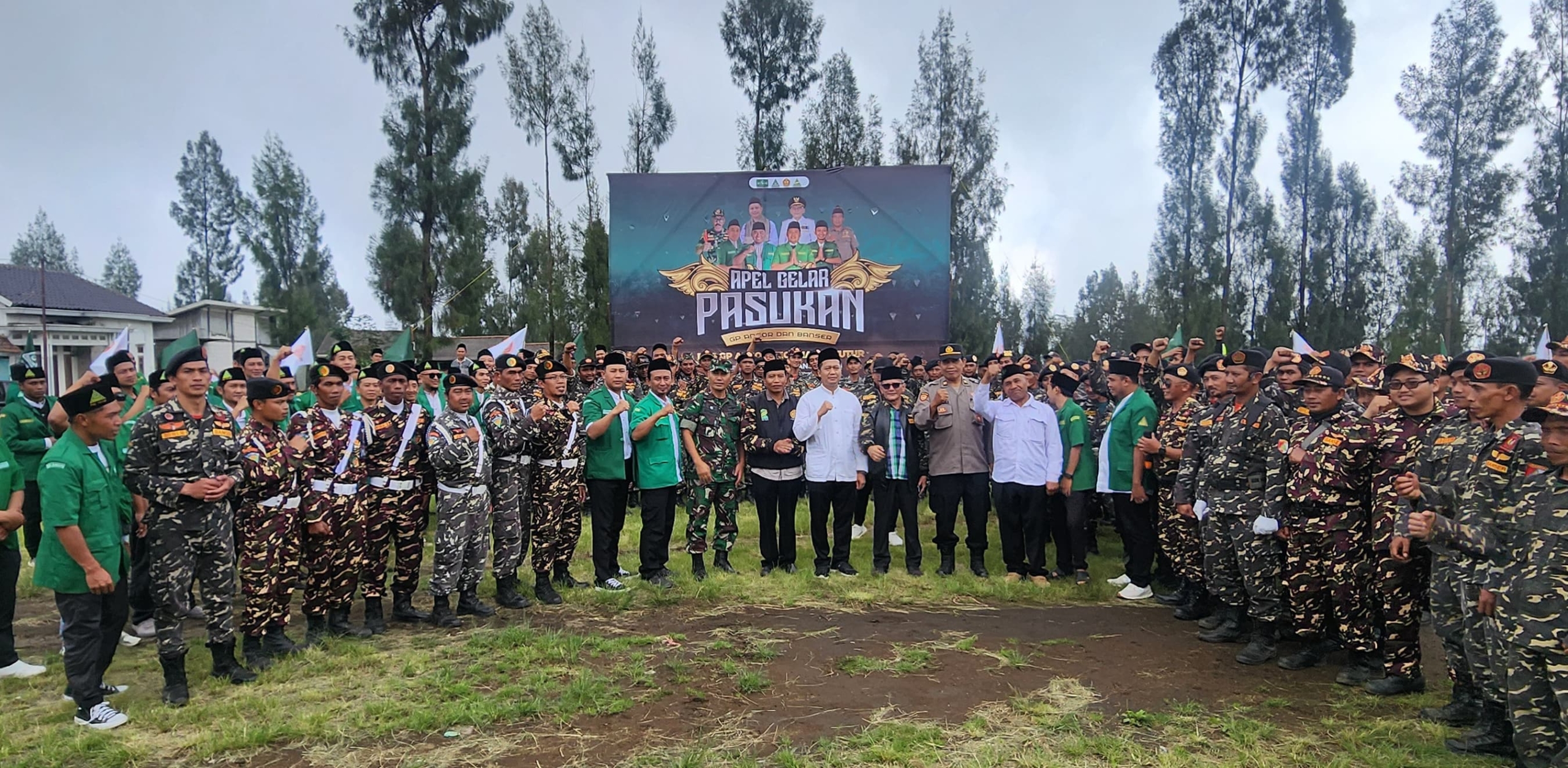 Apel Pasukan GP Ansor Tutur: Satu Barisan Membangun Negeri