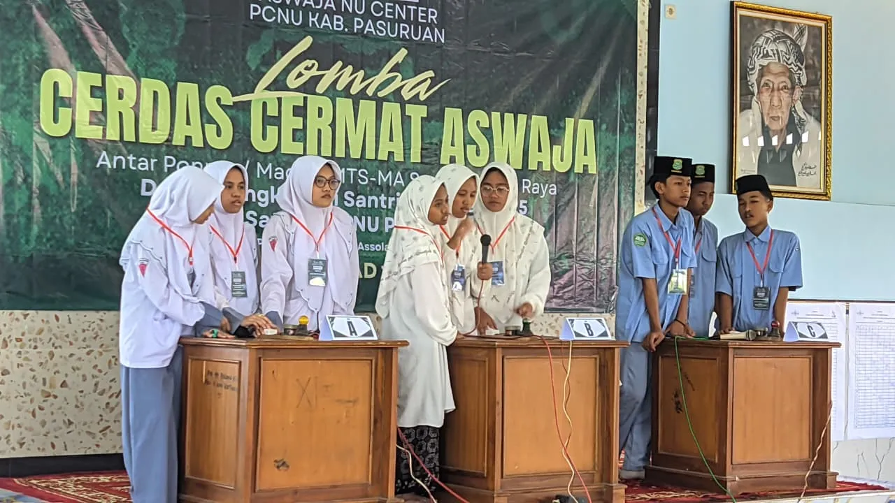 Asnuter Pasuruan Perkuat Pemahaman Aswaja Pelajar Lewat Lomba Cerdas Cermat