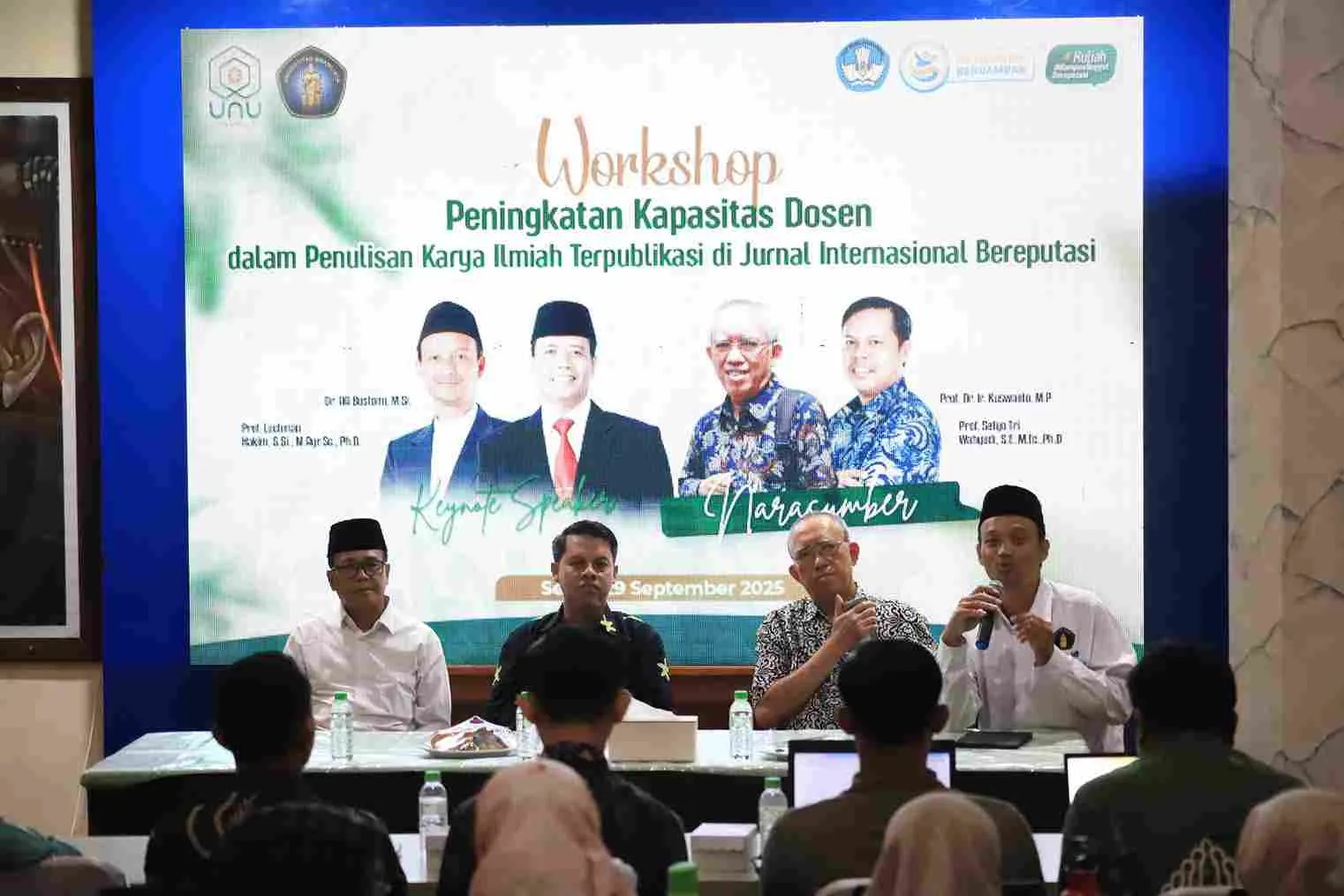 Kolaborasi Publikasi Ilmiah, UNU Pasuruan & UB Gelar Workshop Peningkatan Kapasitas Dosen