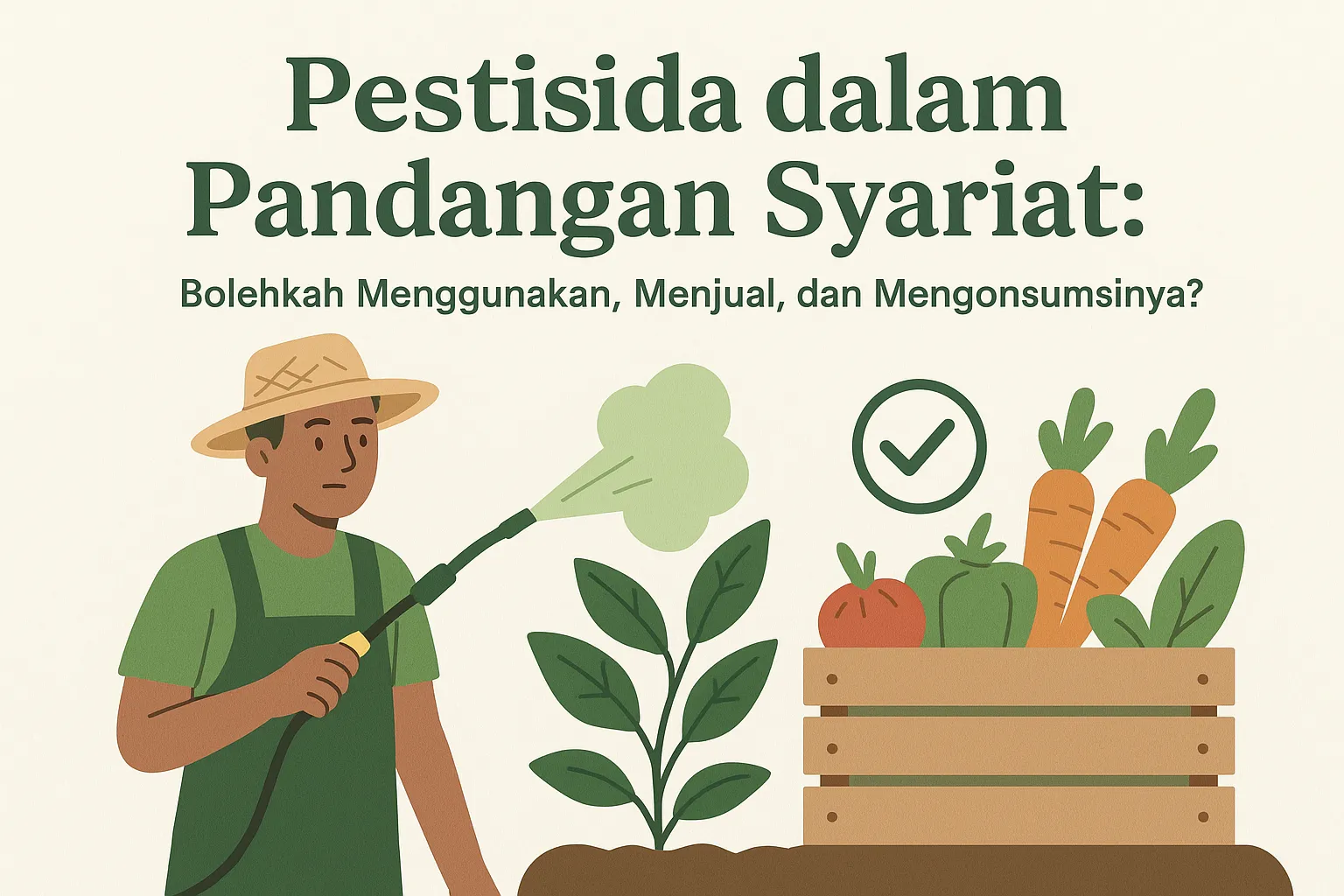 Pestisida dalam Pandangan Syariat: Bolehkah Menggunakan, Menjual, dan Mengonsumsinya