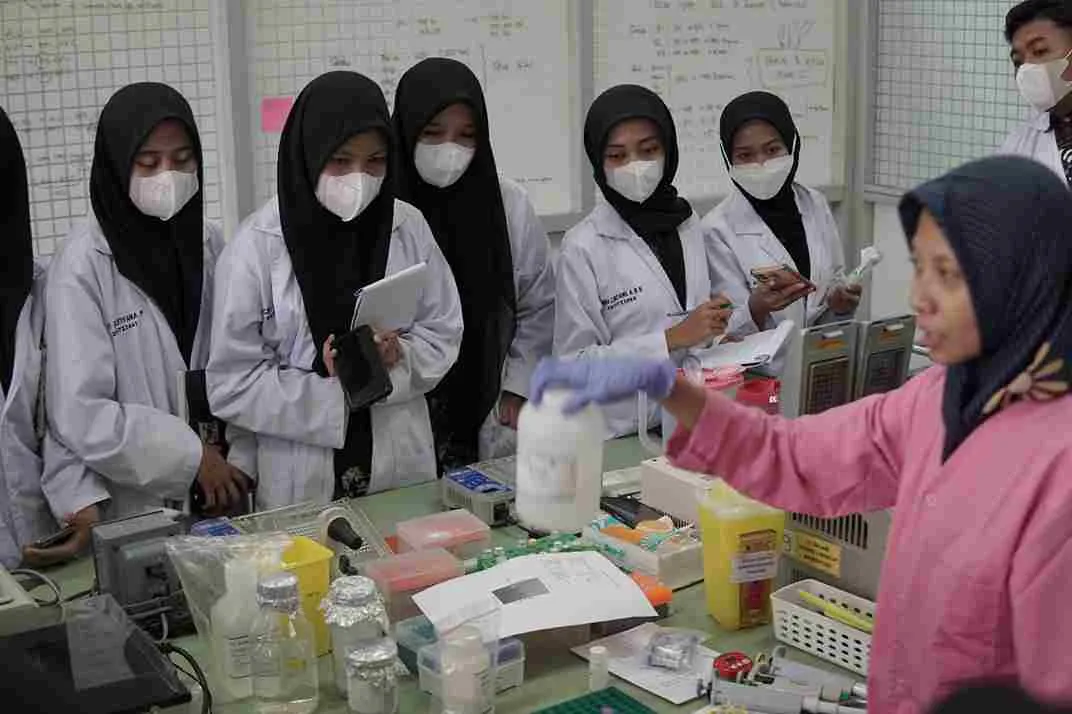 Perkuat Jejaring Akademik, Mahasiswa Biologi UNU Pasuruan Study ke TDDC-ITD UNAIR