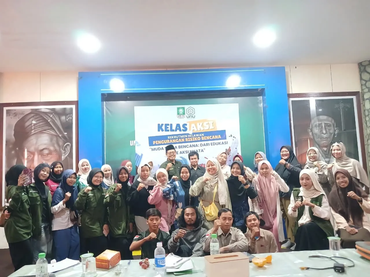 LPBINU  Pasuruan Gelar Kelas Aksi PRB Bersama Mahasiswa dan Pelajar