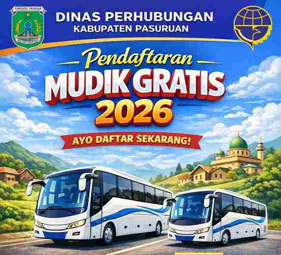 Bantu Warga Mudik, Pemkab Pasuruan Sediakan Enam Rute dengan 240 Kursi