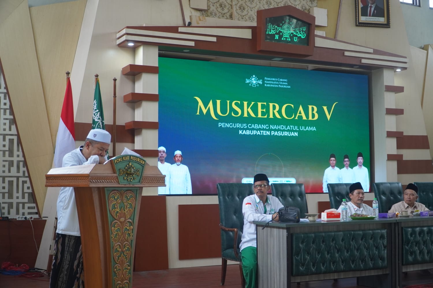Evaluasi dan Konsolidasi Organisasi, PCNU Pasuruan Gelar Muskercab V