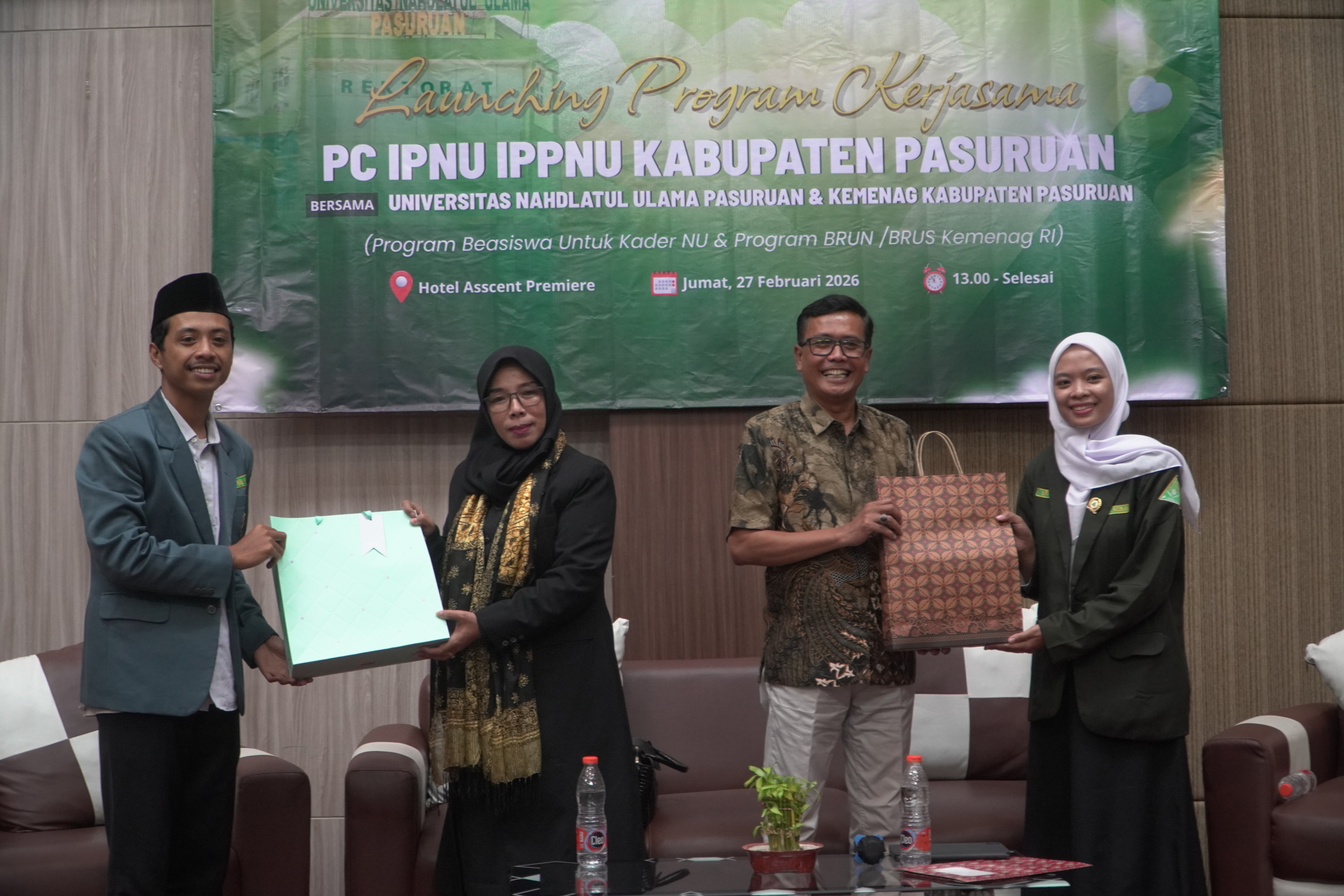 IPNU IPPNU Pasuruan Luncurkan Beasiswa Kader NU dan MoU Literasi Keagamaan Bersama Kemenag