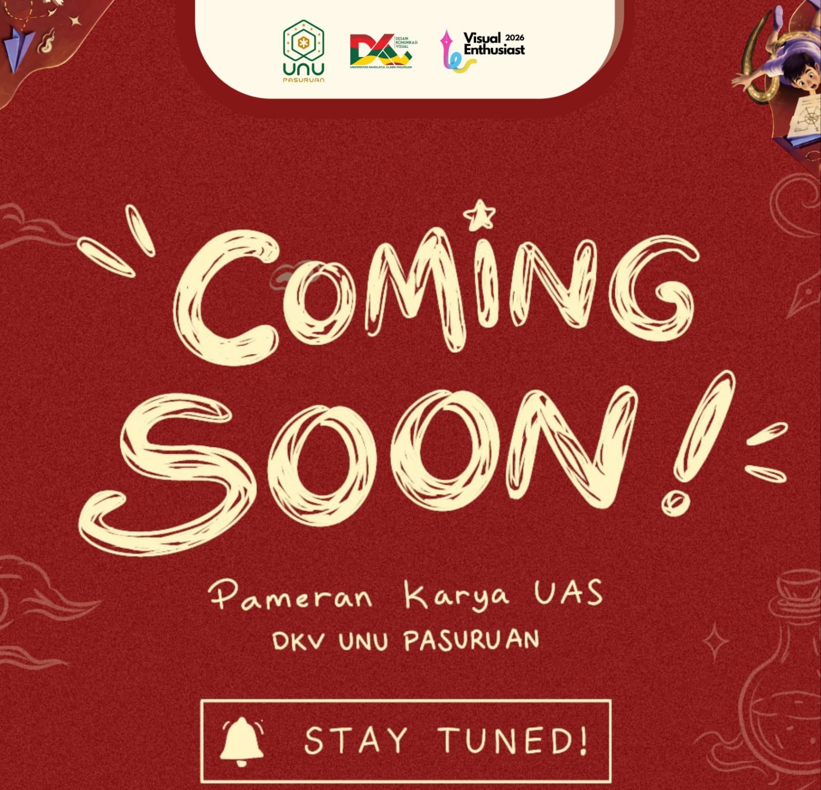 DKV UNU Pasuruan Akan Gelar Visual Enthusiast 2026, Hadirkan Pameran, Seminar, dan Workshop