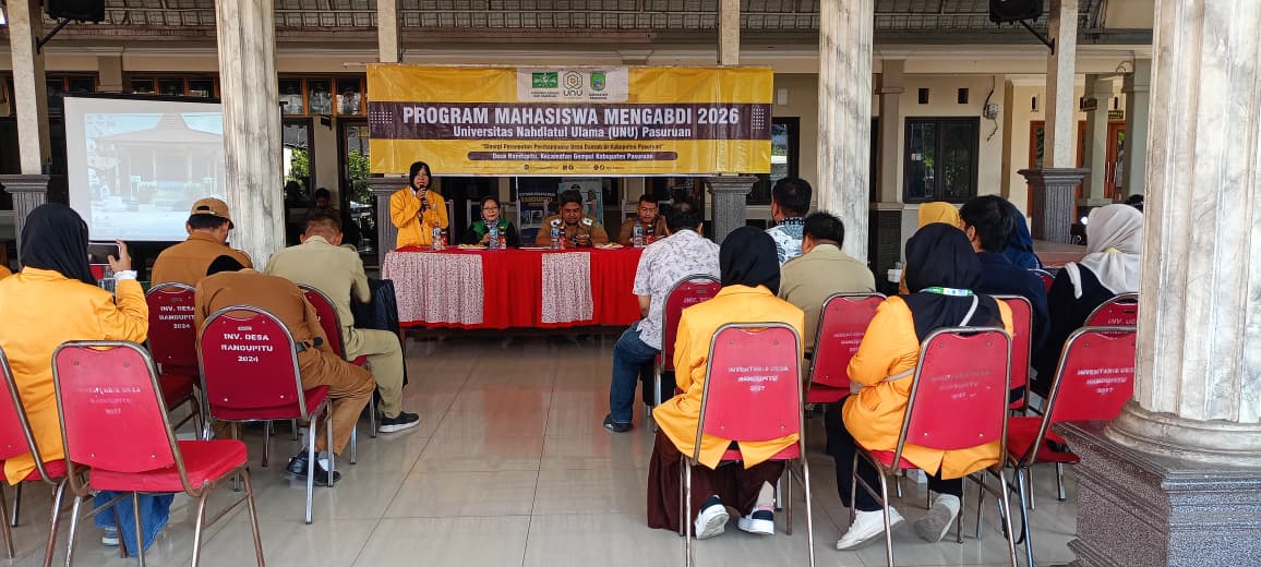Mahasiswa UNU Pasuruan Siap Revitalisasi Bank Sampah di Desa Randupitu