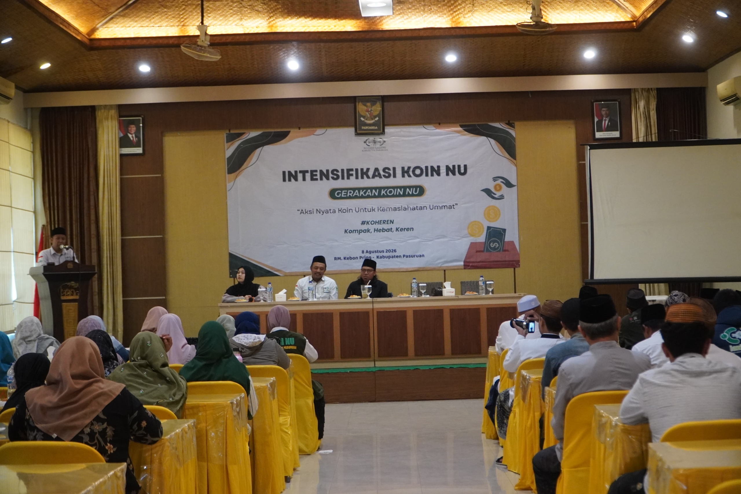 Perkuat Kemandirian Jam’iyah, LAZISNU Pasuruan Intensifkan Gerakan Koin NU