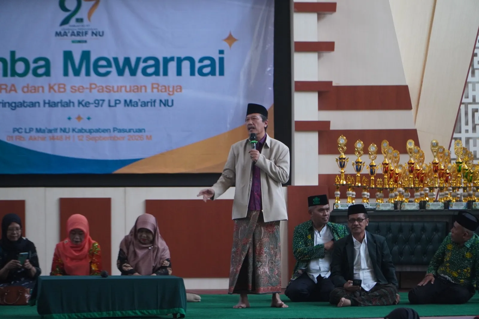 Harlah 97, Ma’arif Pasuruan Gelar Lomba Mewarnai Logo NU